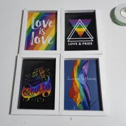 Cuadros PRIDE 4x6 pulgadas 