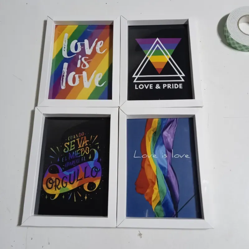 Cuadros PRIDE 4x6 pulgadas 