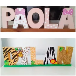 Letras 3D grandes 