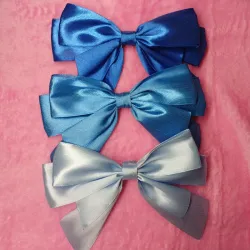 Oferta de 3 Lazos Eva Coquette Azules