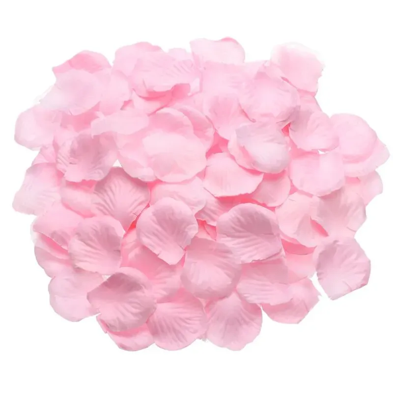Pétalos de rosa rosados
