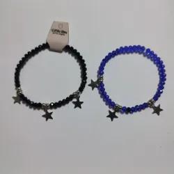 Pulceras de shawrosky y dijes de estrellas