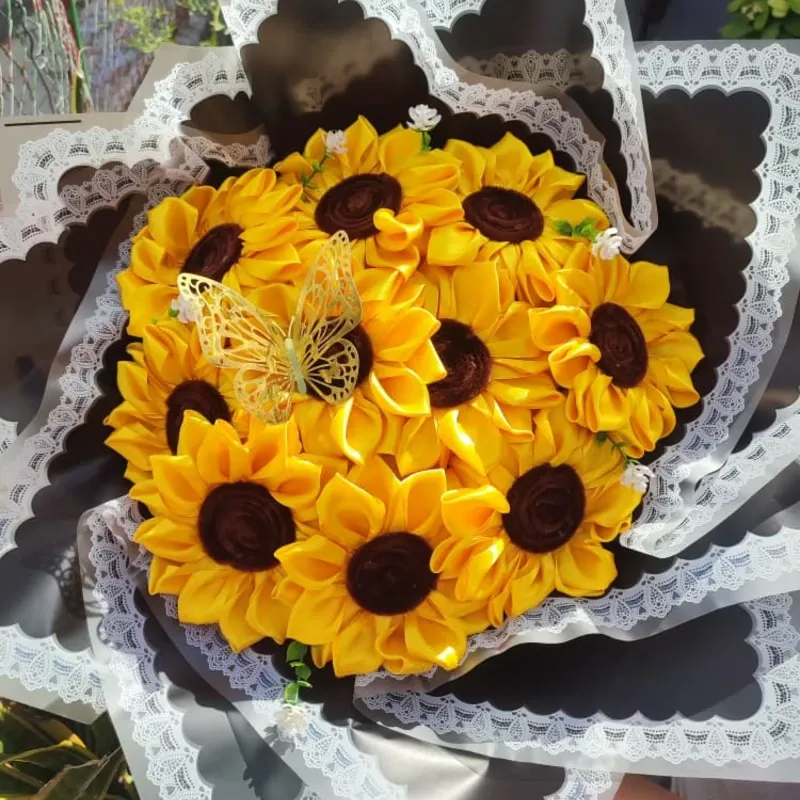 Ramo de 10 Girasoles Grandes