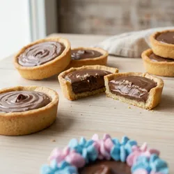 Tartas rellenas de Nutella
