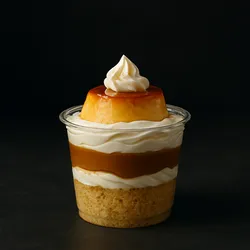 Vasos Tres Leches con Flan