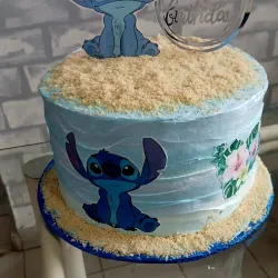 Cake temático Stich 22 cm diámetro 