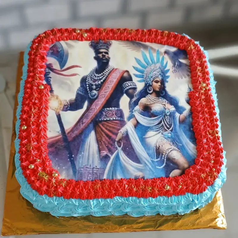 Cake 🌊Yemayá-Shangó🪓