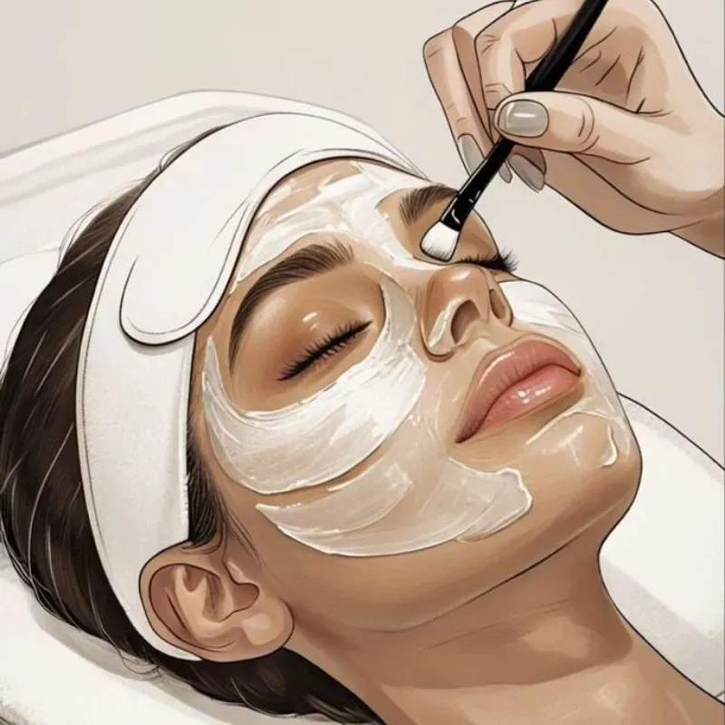 TRATAMIENTO FACIAL CON ESPATULA Y MASCARA LED
