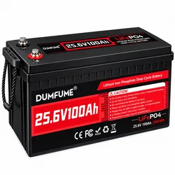 Batería de litio LiFePO4 25.6v 100 Ah