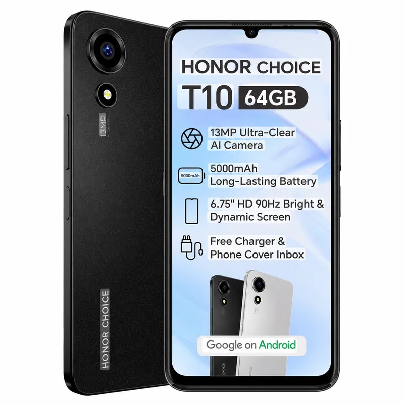 Honor Choice T10 (4 GB + 64 GB) – Negro