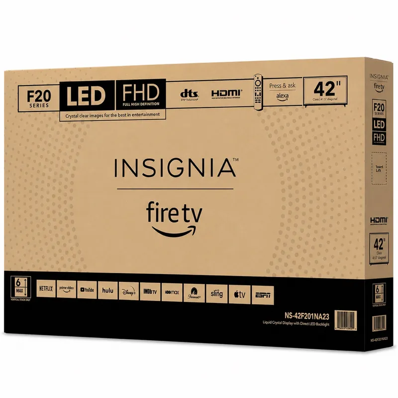 INSIGNIA 42” Class F20 Series Smart Full HD Fire TV