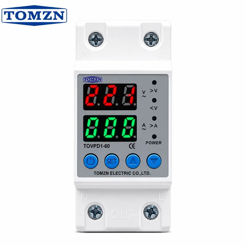 Protector de Voltaje TOMZN Ajustable 110V/230V
