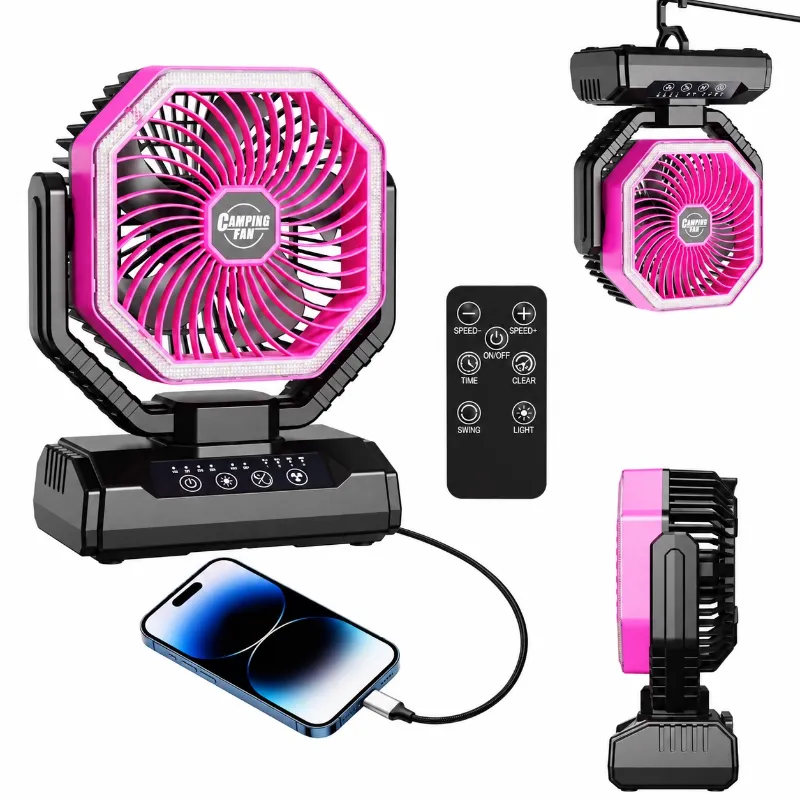 Ventilador Airlentis de 20000 mAh con luz LED