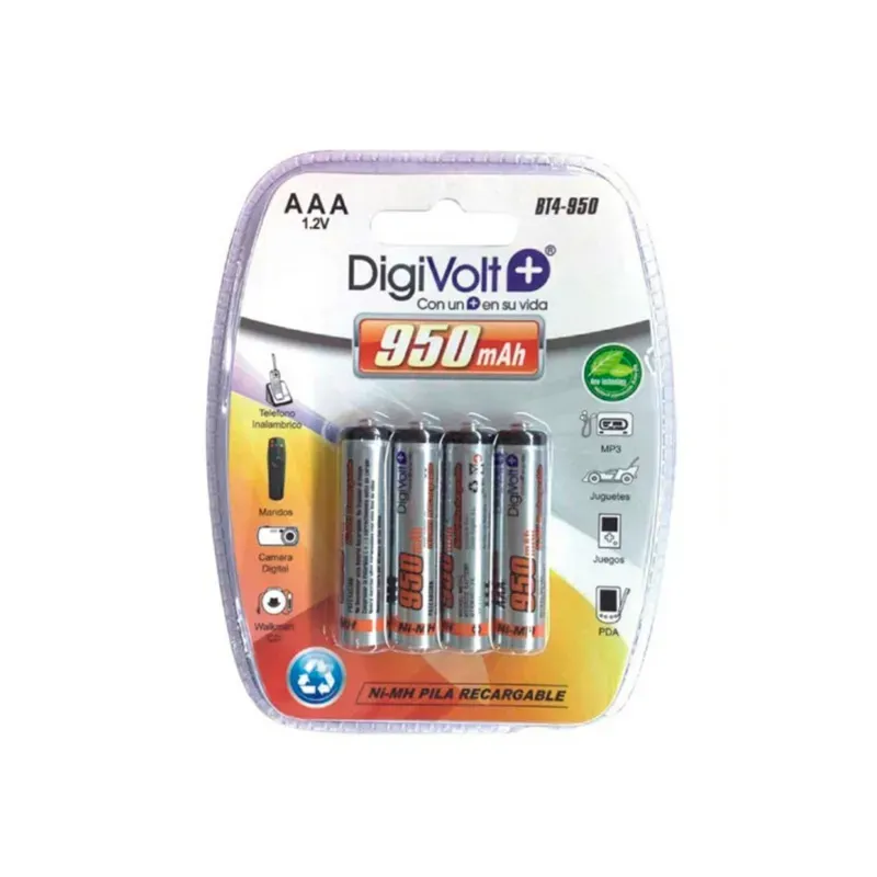 Bateria AAA Recargable 