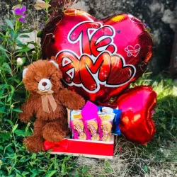 Ancheta Básica Temática "Te Amo" Con peluche🧸❤️✨️