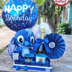 Ancheta personalizada color azul