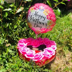 Caja En Forma De Corazón Con Chocolates Surtido "Temática Happy Mother's Day"💝✨️