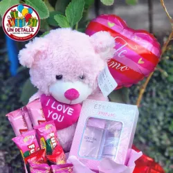Peluche con confituras y perfumeria