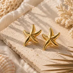 Aretes estrellas de mar