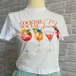 Crop Top Cóctel