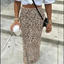 Falda estampado leopardo