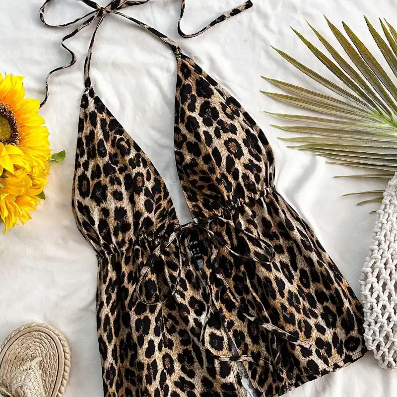 Top leopardo 