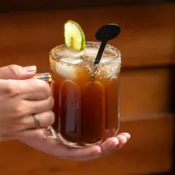 Michelada con Salsa Inglesa