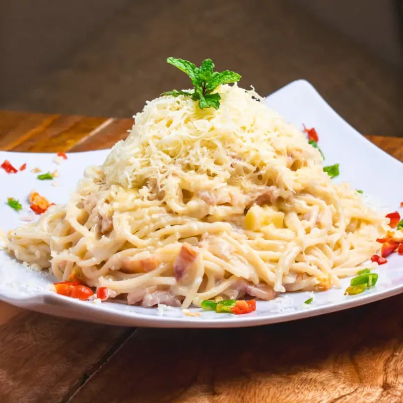 Spaghettis a la Carbonara