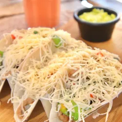 Tacos de Alambre Gratinado