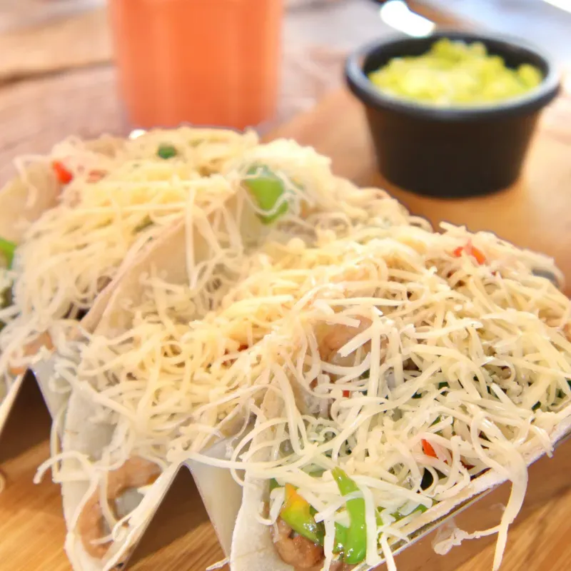 Tacos de Alambre Gratinado