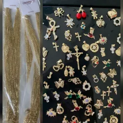 Cadenas de Oro laminado 