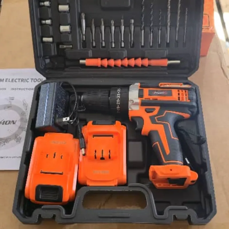 Atornillador y Taladro percutor (3en 1)