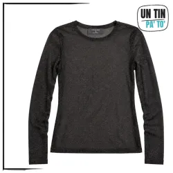 ✨ Blusa negra transparente con brillo – PRIMARK | Talla S✨