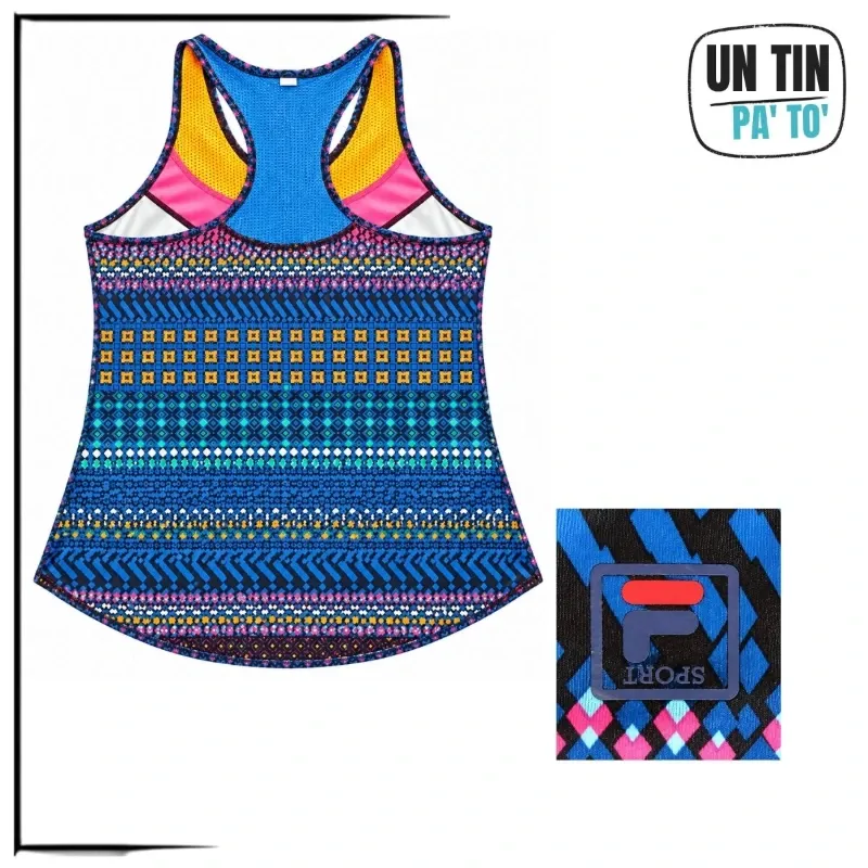 💙 Camiseta deportiva sin mangas | FILA Sport para mujer