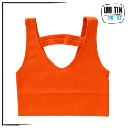 🧡 Crop top deportivo 90 Degree by Reflex – Talla S