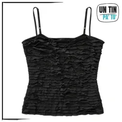 🖤 Top BCBG Max Azria – 100% Seda Natural – Talla M