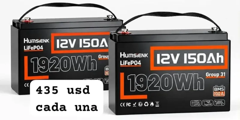 1 BATERÍA LiFePO4 (SMART) 150Ah