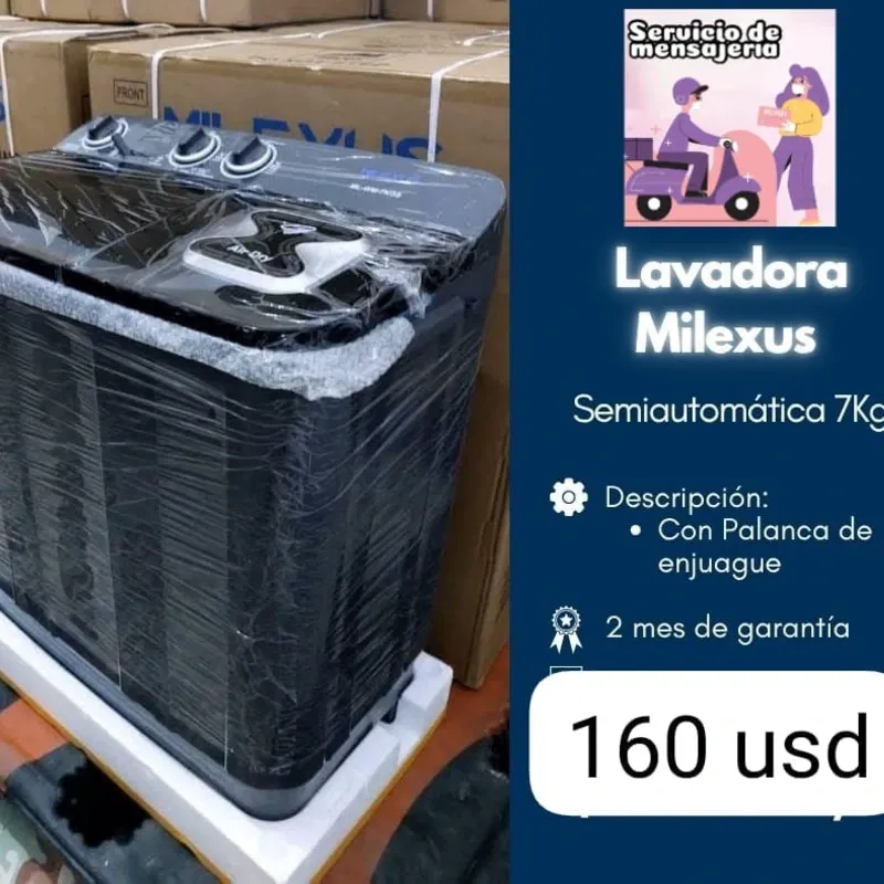 Lavadora semiautomática