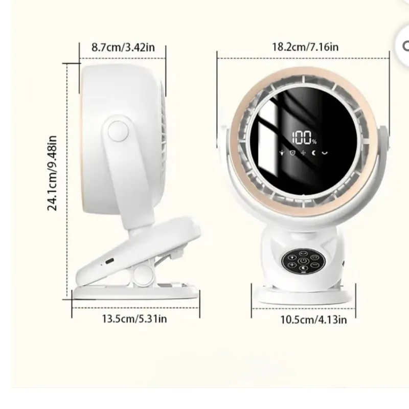 Ventilador recargable