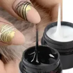 Espider gel blanco y negro 