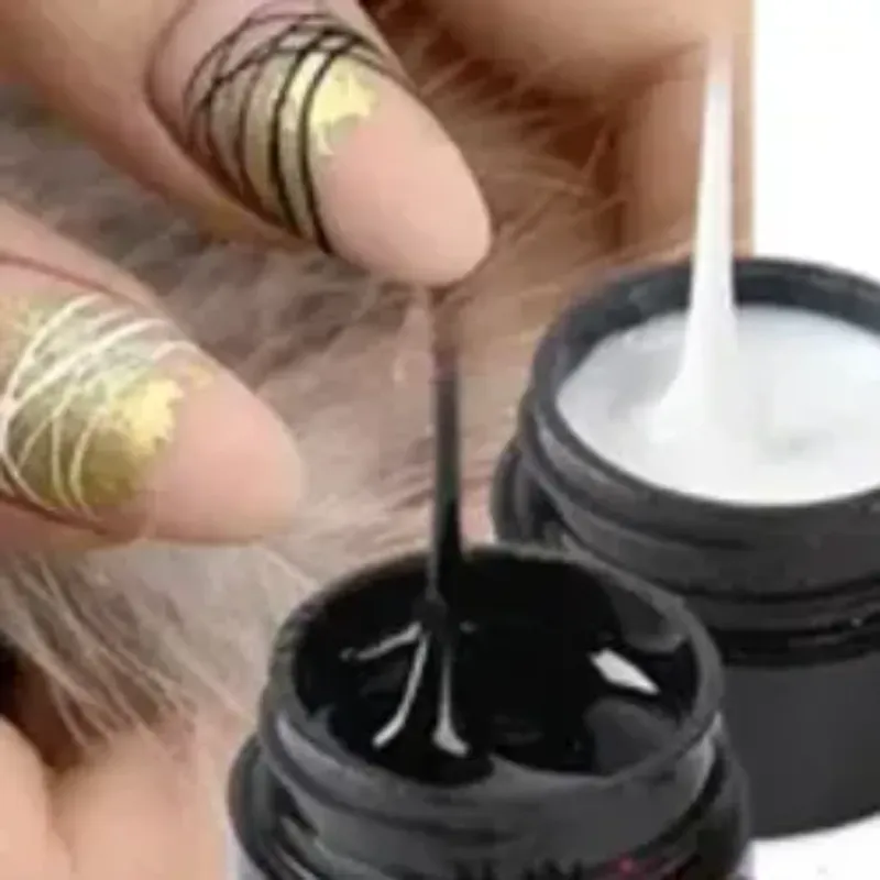 Espider gel blanco y negro 