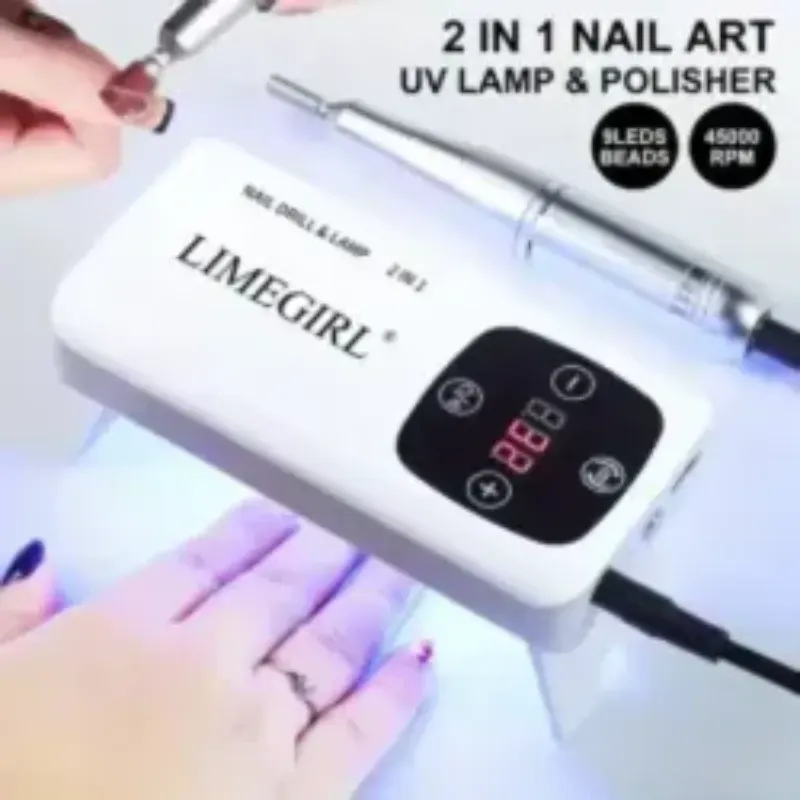 Máquina recargable 2 en 1 45rpm 9led 