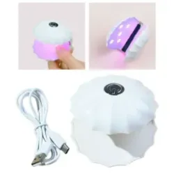 Mini lámpara UV/led 18w recargable 