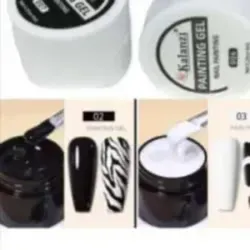 Paintin gel blanco y negro 
