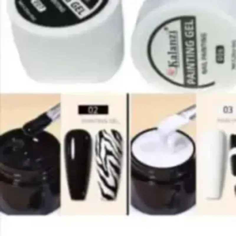Paintin gel blanco y negro 