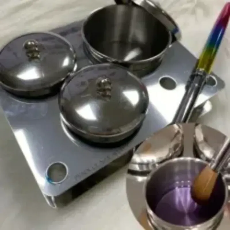 Set de ollas para monómero de acero