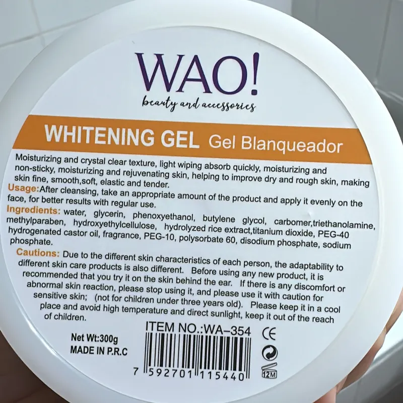 Gel blanqueador 