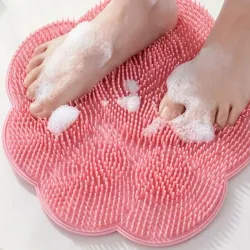 Alfombra exfoliante de silicona