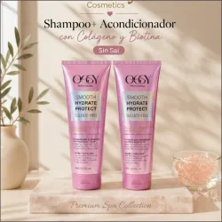 Juego de shampoo y acondicionador Oggy Colágeno y Biotina 250ml