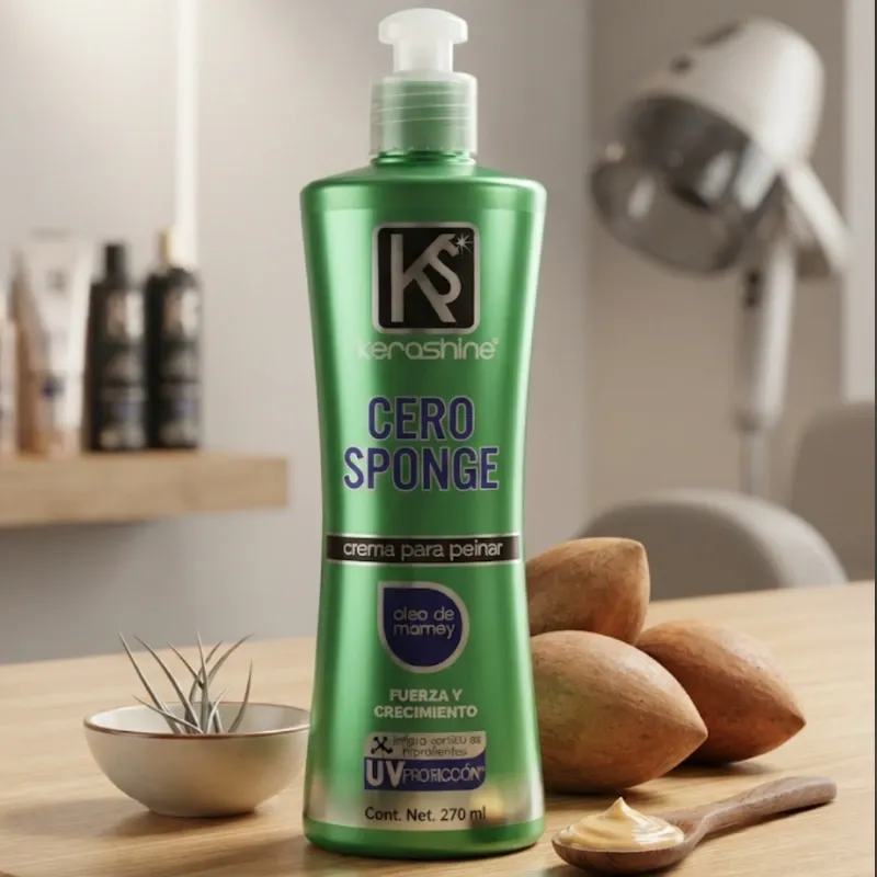 Crema de peinar KeraShine Oleo de Mamey 270ml